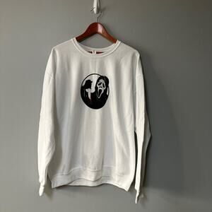 NEW Adult Size XL Scream Ghost Face Halloween Sweatshirt